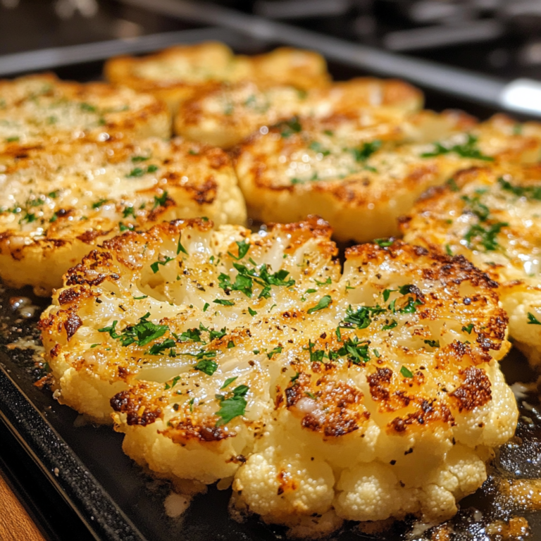 Cauliflower Parmesan Steaks