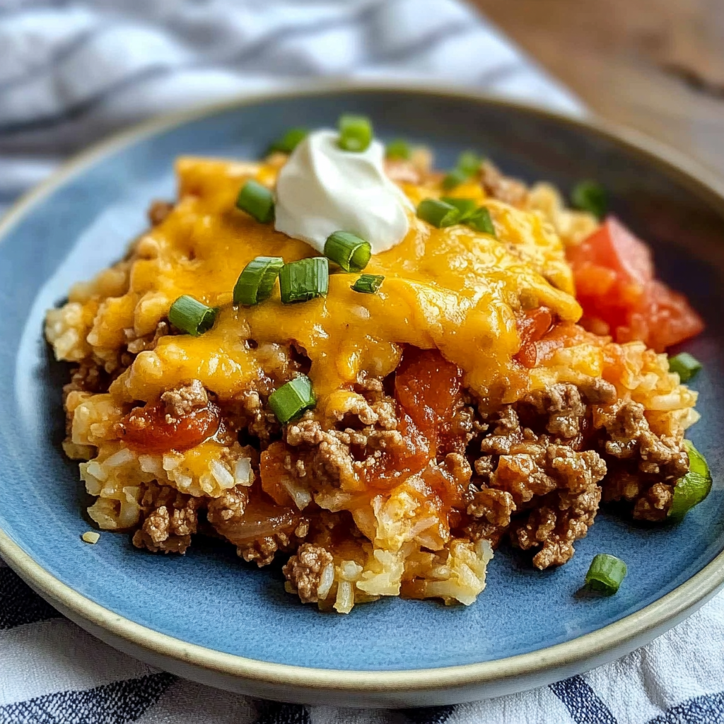 Cheesy Mexican Low-Carb Taco Bake,