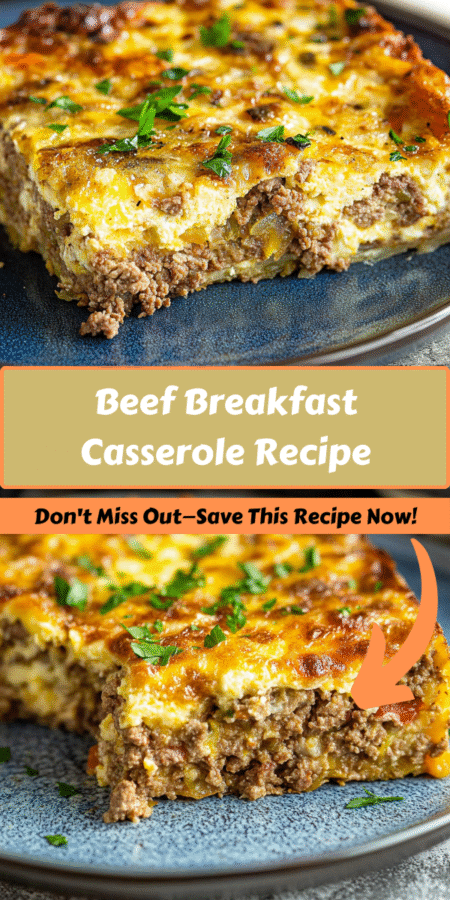 Beef Breakfast Casserole Recipe