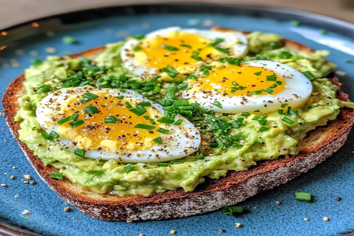 Enjoy a quick, healthy breakfast with Grated Egg and Avocado Toast on Protein Mug Bread! Perfect for keto lovers, it's delicious and nutritious!