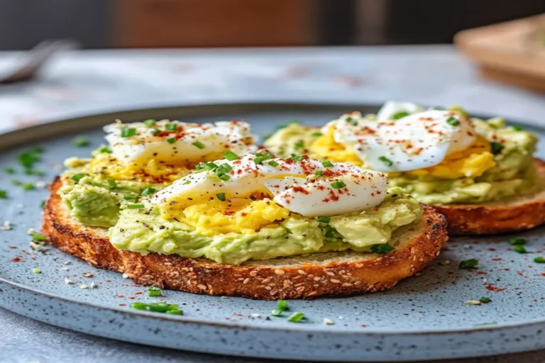 Grated Egg and Avocado