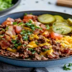 Savor the flavors of our Keto Bacon Cheeseburger Bowl Recipe! A low-carb delight packed with beef, bacon, and fresh toppings. Try it now!