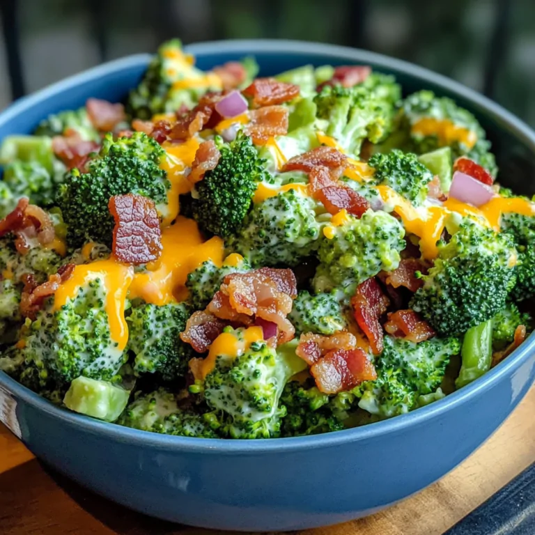 Keto Broccoli & Bacon Salad