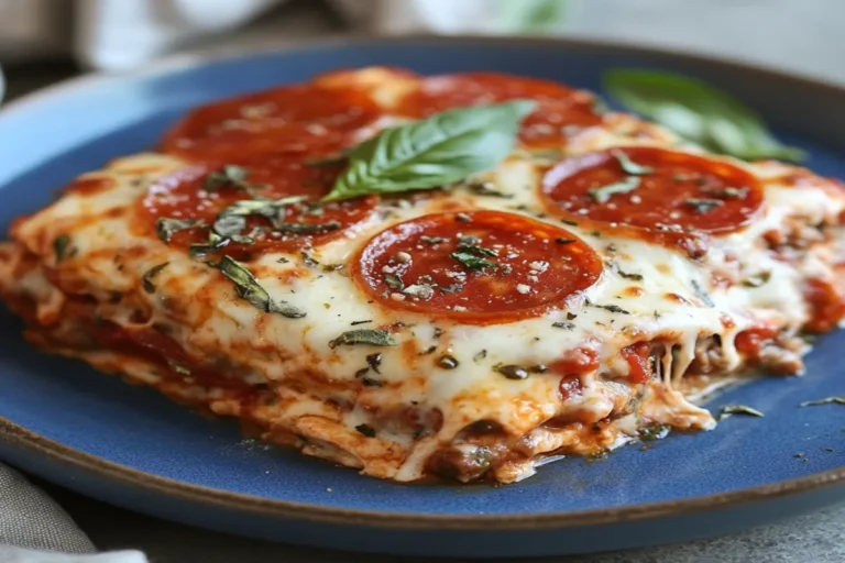 Keto Pizza Casserole Recipe