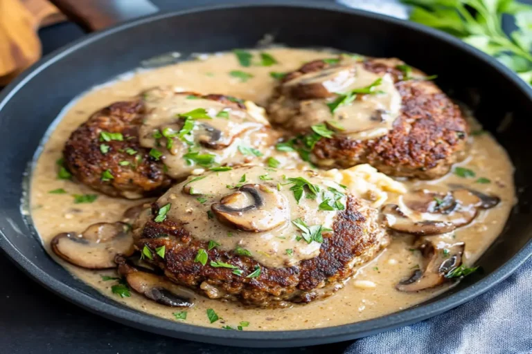 Keto Salisbury Steak with Mushroom Gravy