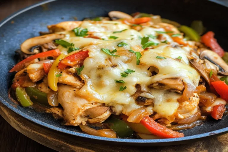 Chicken Philly Cheesesteak Skillet Recipe