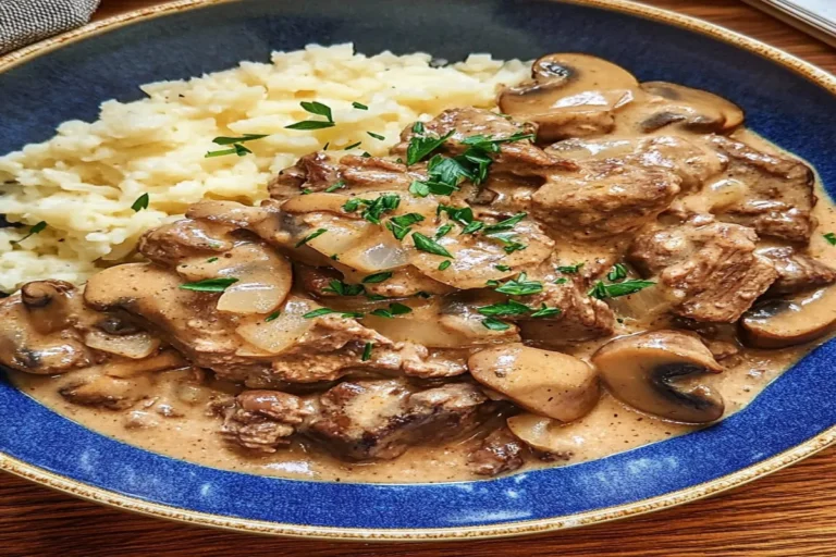 Keto Beef Stroganoff