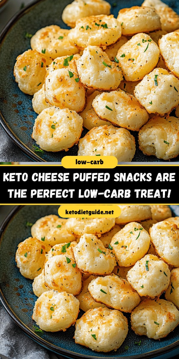 Keto Cheese Puffed Snacks are the perfect low-carb treat!