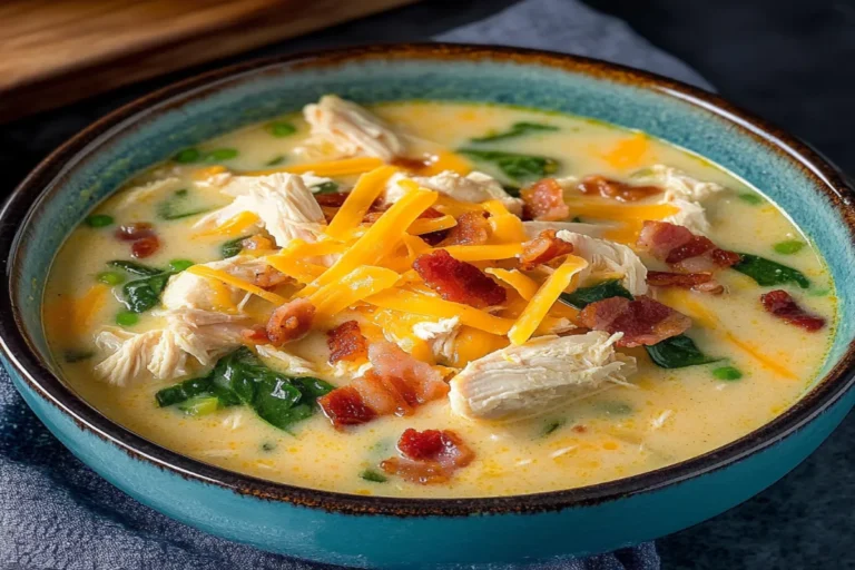 Keto Chicken Bacon Ranch Soup