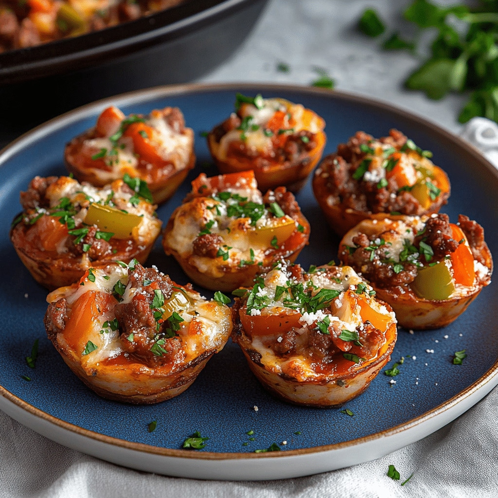 Keto Meat Lover Pizza Cups: Indulge in Guilt-Free Flavor!