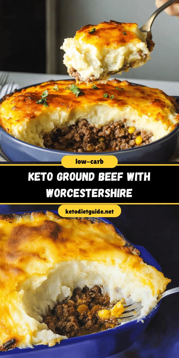 Keto Ground Beef Worcestershire Recipe