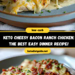 Keto Cheesy Bacon Ranch Chicken- The Best Easy Dinner Recipe!