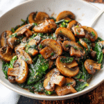 Spinach and mushroom recipes