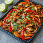 Sheet Pan Chicken Fajitas: Easy Recipe to Try Tonight! 5 Sheet Pan Chicken Fajitas