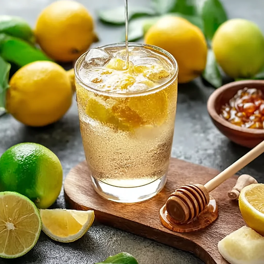 Natural mounjaro recipe with lemon, ginger, and mint
