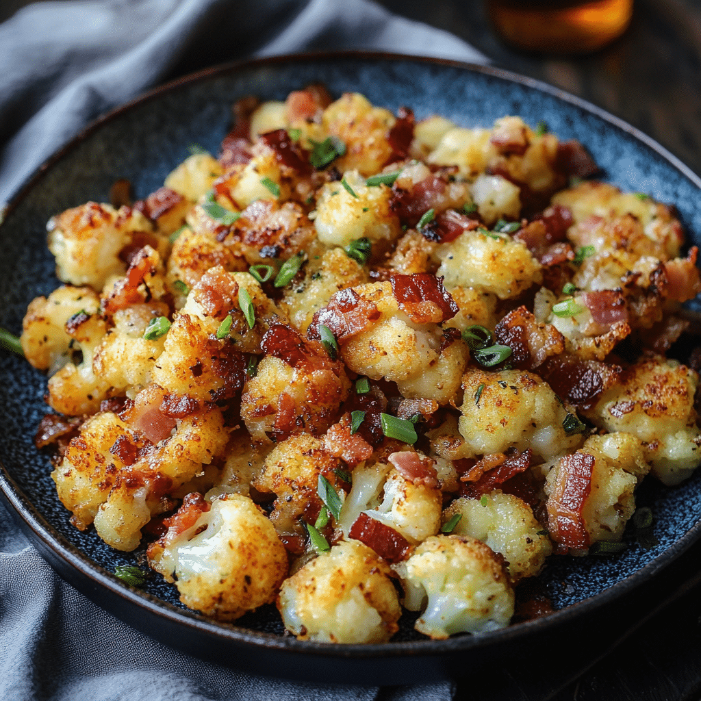 Bacon Cauliflower Hash Bites: A Delicious Healthy Snack!