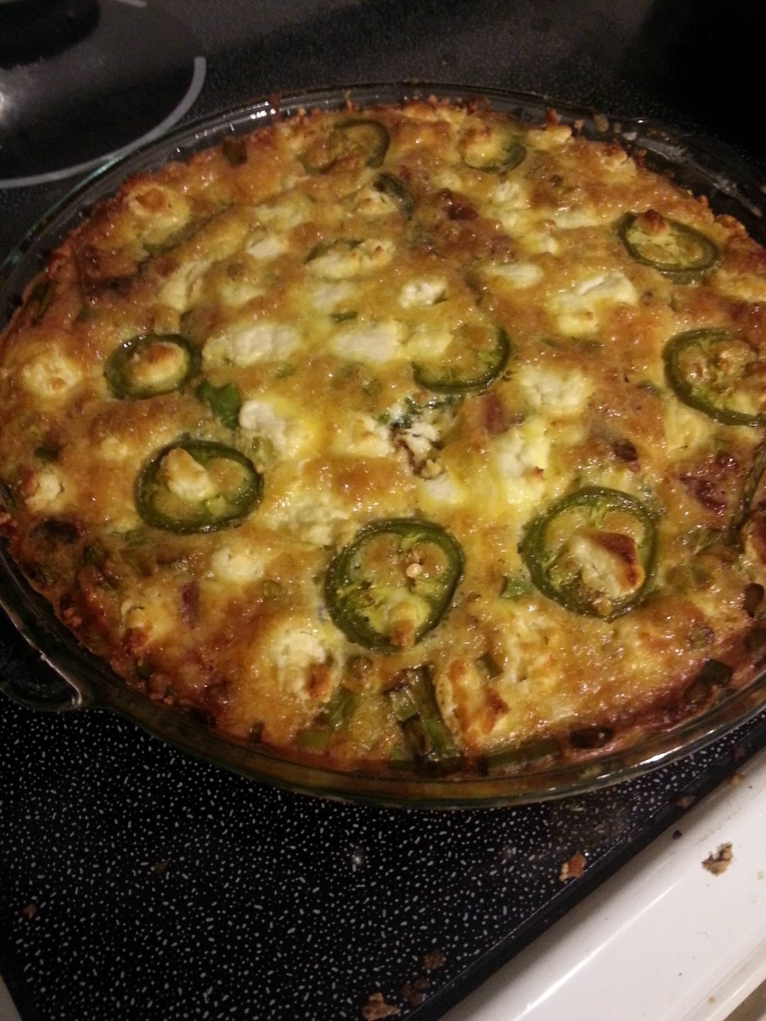Bacon Jalapeño Cheddar Egg Bake