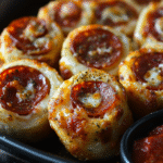 Keto Pizza Roll-Ups