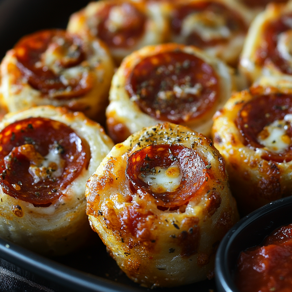 Keto Pizza Roll-Ups