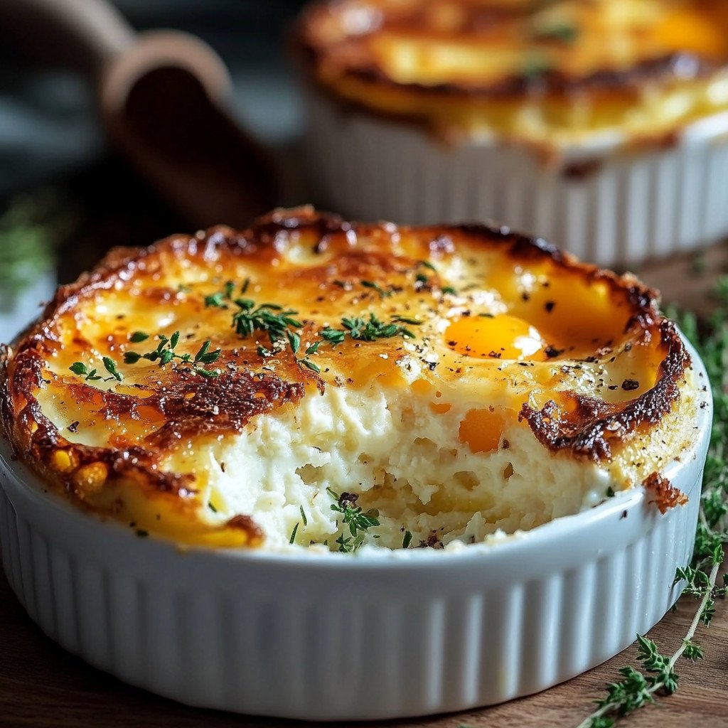 Baked Cottage Cheese Eggs