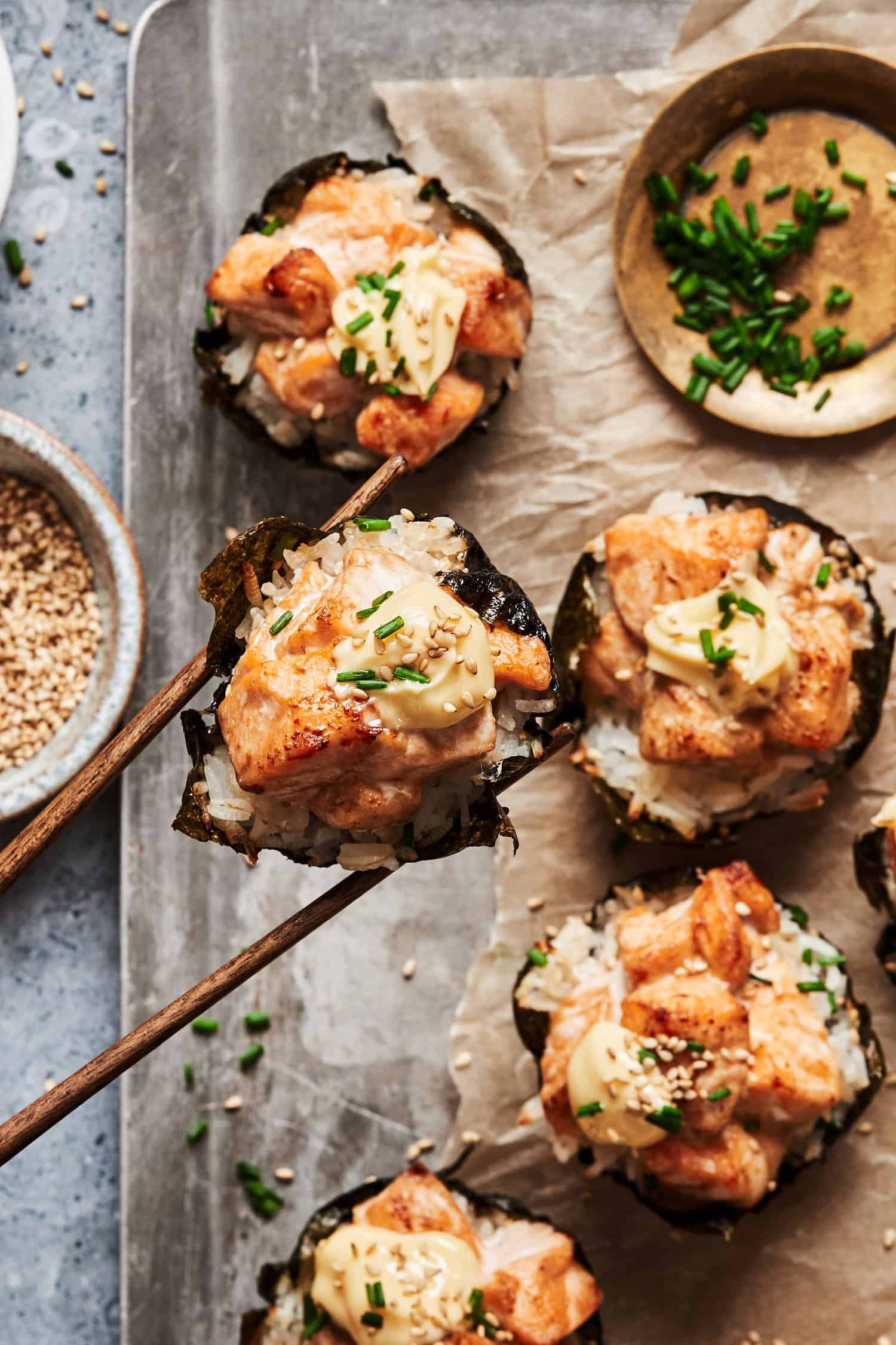 Baked Salmon Sushi Cups: Enjoy a Delicious Keto Snack!