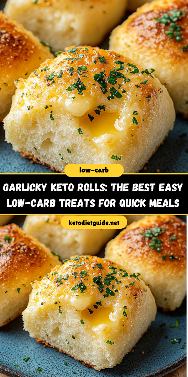 Garlicky Keto Rolls