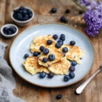 Keto Scrambled Blueberry Pancakes