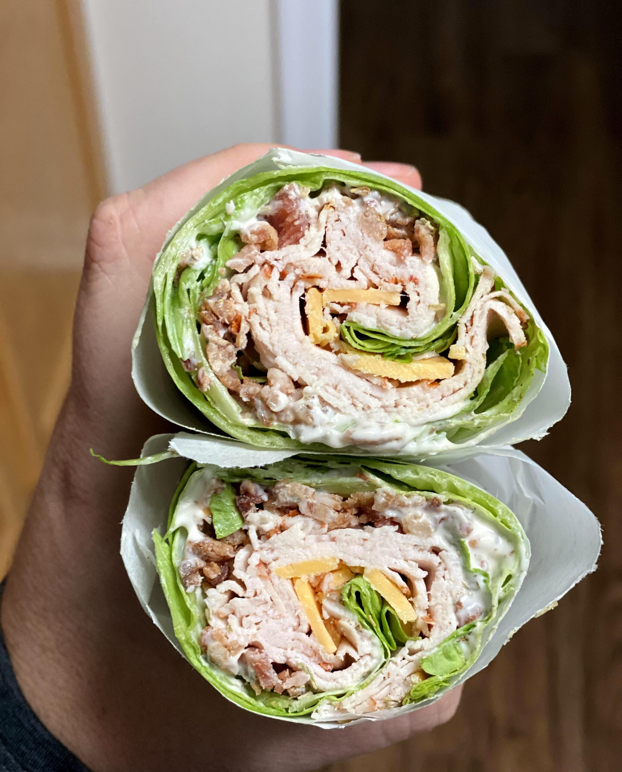 Turkey Bacon Lettuce Wraps