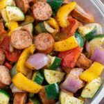 Air Fryer Sausage and Veggies