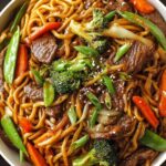 Beef Lo Mein with Vegetables