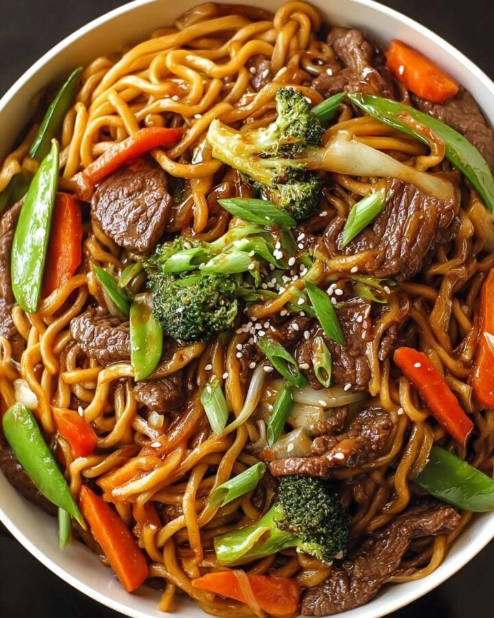 Beef Lo Mein with Vegetables