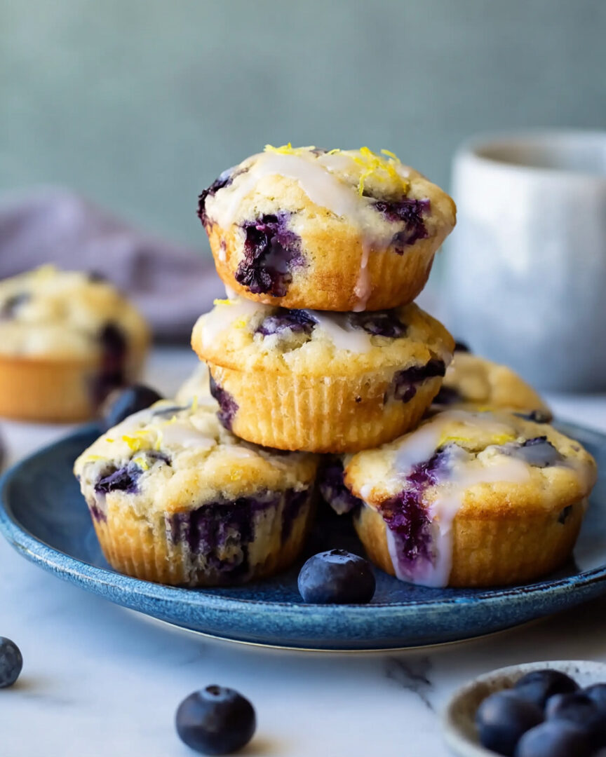 Blueberry Lemon Keto Muffins: Delight in Low-Carb Baking!