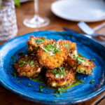 Crispy Zucchini Feta Bites
