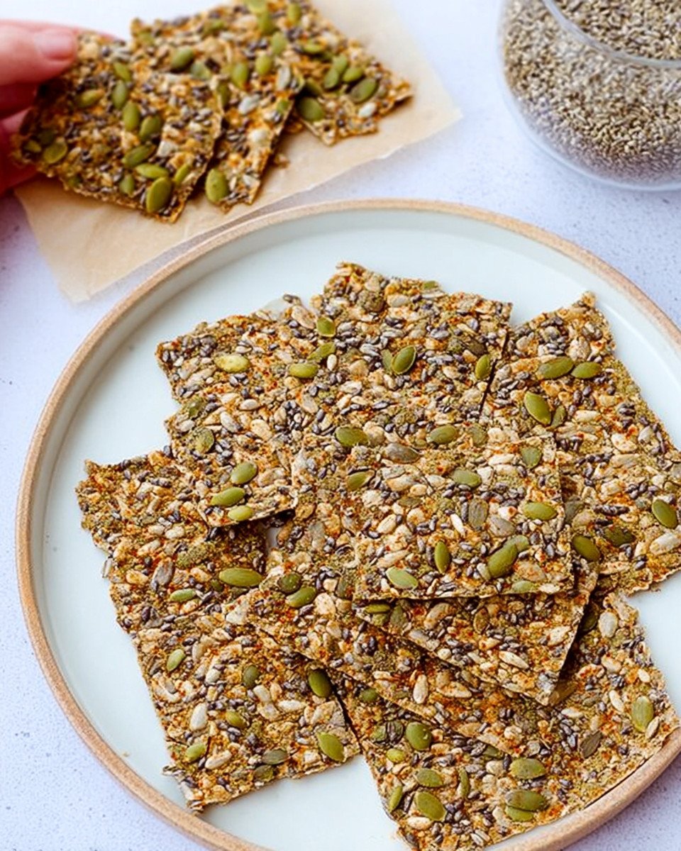 Flourless Seed Crackers: A Healthy Snack Recipe!