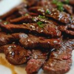 Honey Glazed Steak Strips