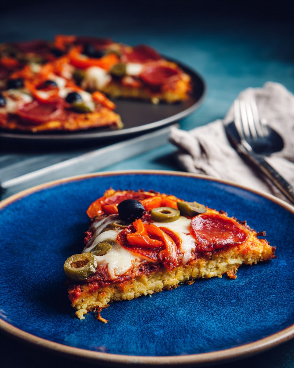 Keto Cauliflower Crust Pizza that’s Deliciously Easy!