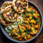 Keto Curry with Cauliflower Naan