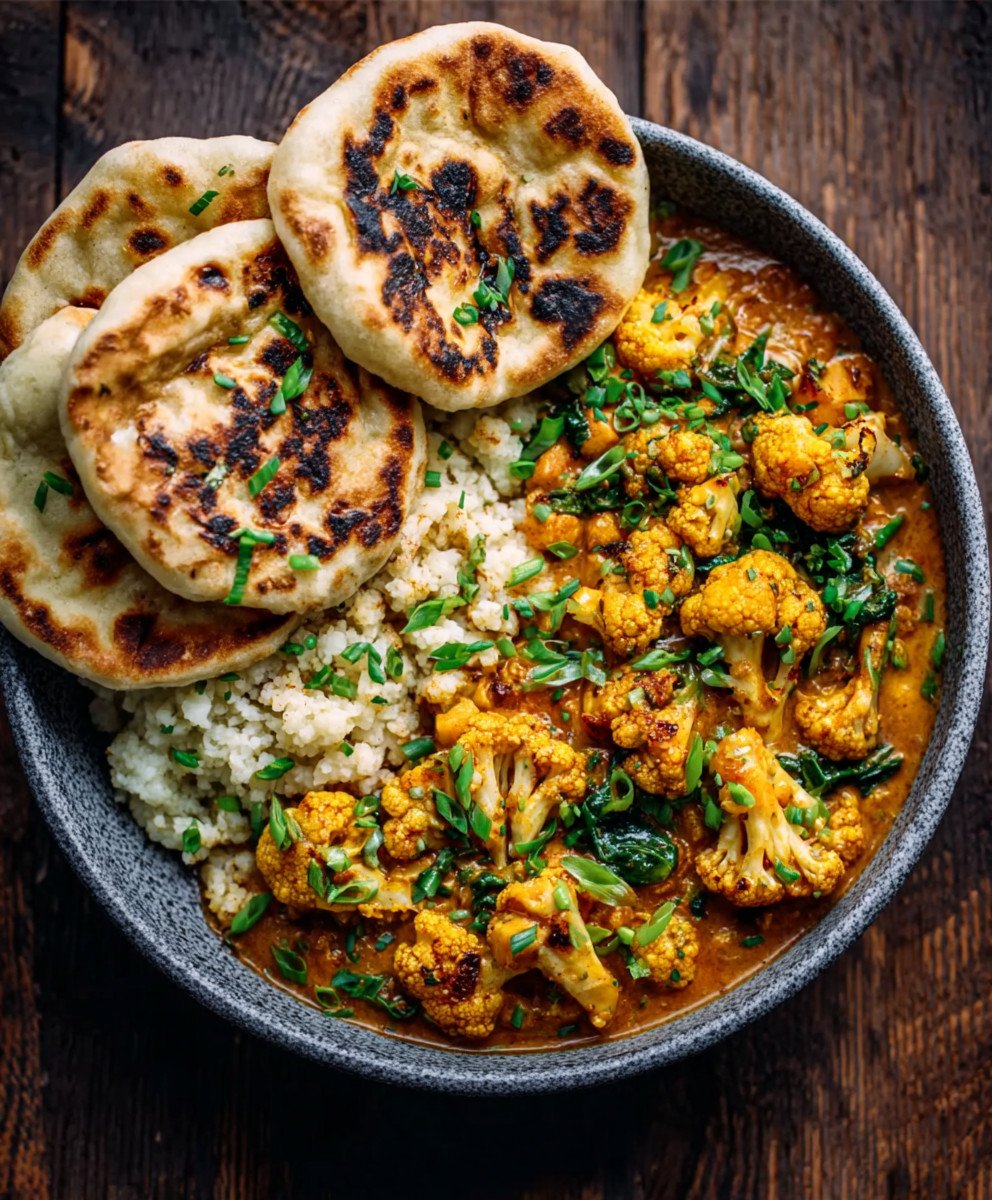#1 Keto Curry with Cauliflower Naan: A Delicious Health Boost!