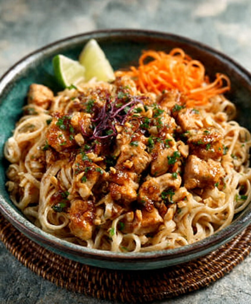 Pad Thai Bowl with Chicken