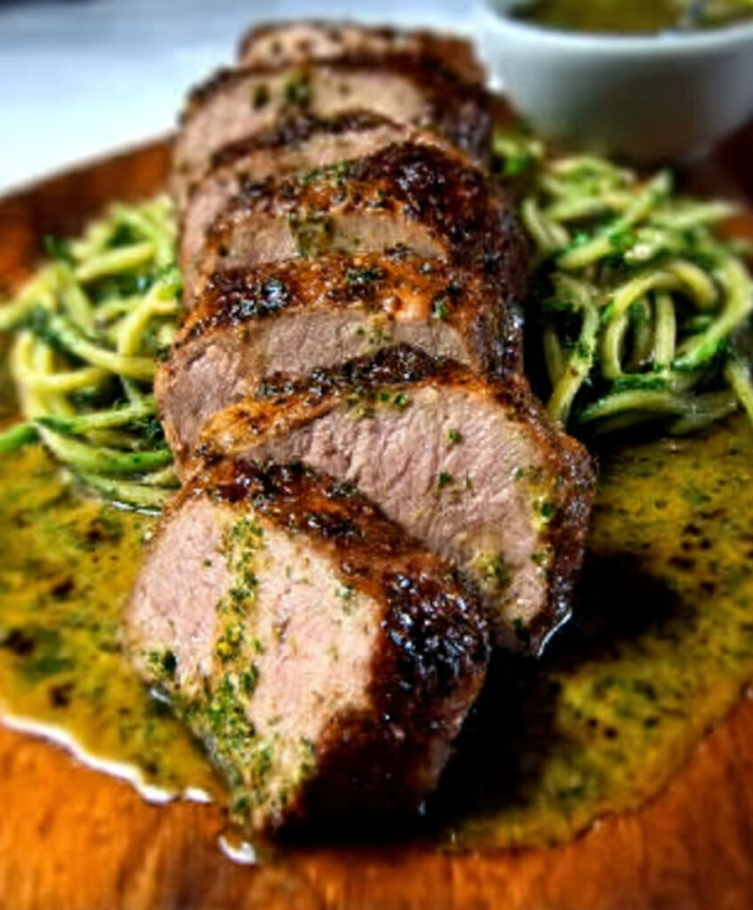 Pork Tenderloin with Mustard and Tarragon
