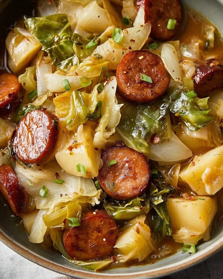 Slow Cooker Kielbasa with Cabbage and Potatoes