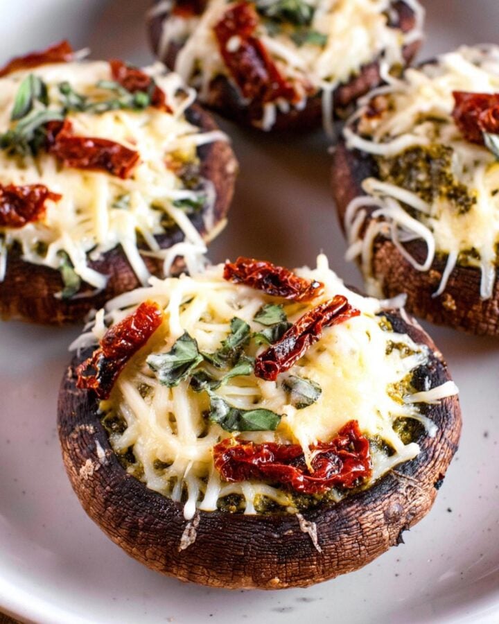 Vegetarian Stuffed Portobello Mushrooms