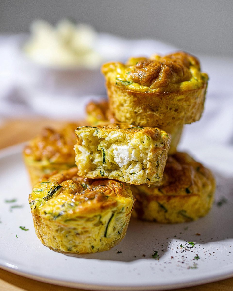 Zucchini Feta Low Carb Muffins: Deliciously Guilt-Free!