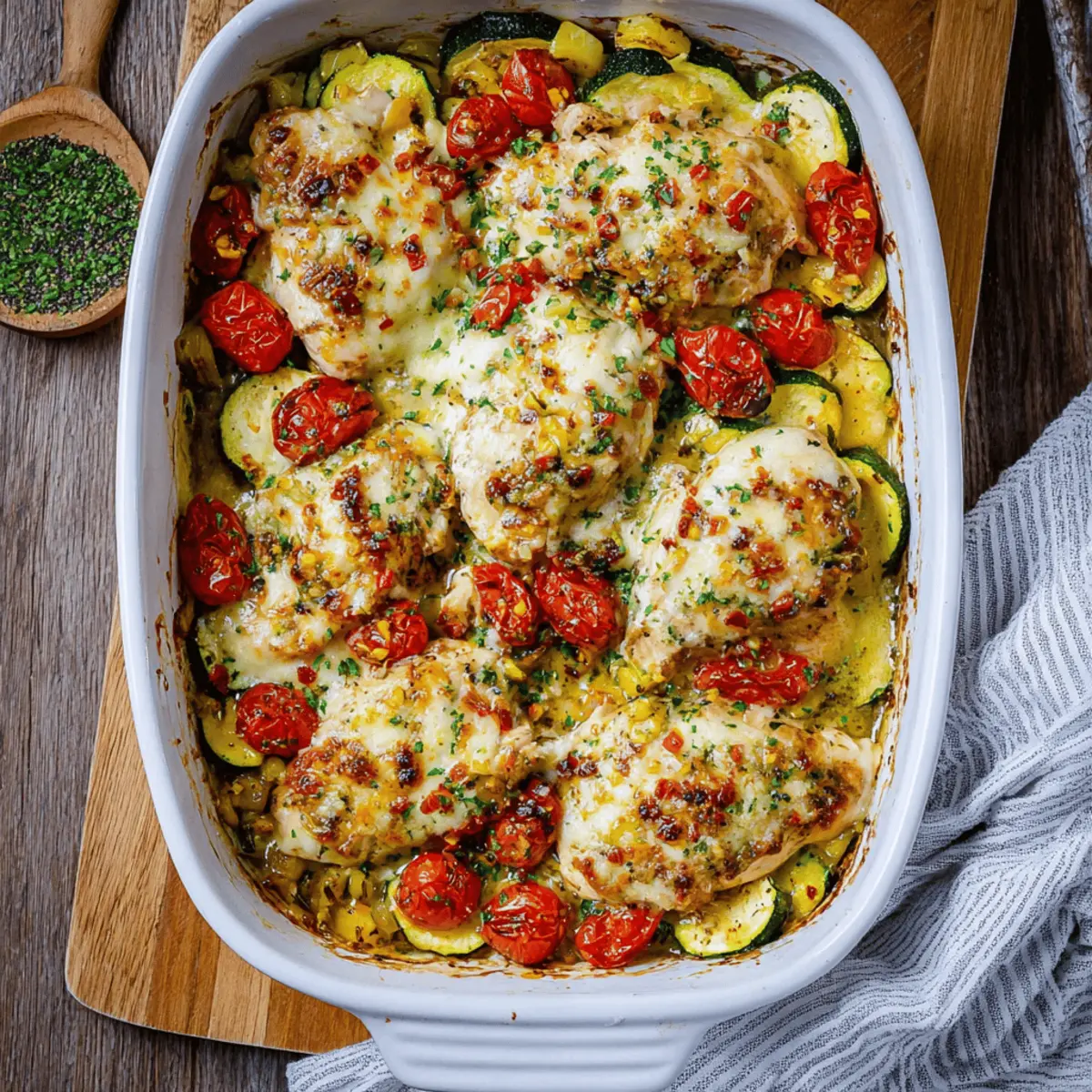 Mediterranean Chicken Zucchini Bake: Easy, Flavor-Packed Delight