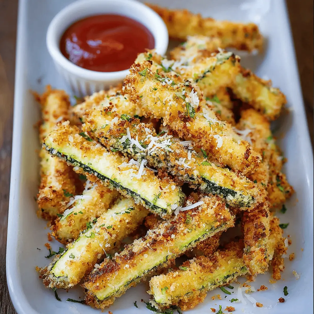 Parmesan Zucchini Fries: Irresistibly Crunchy and Guilt-Free!