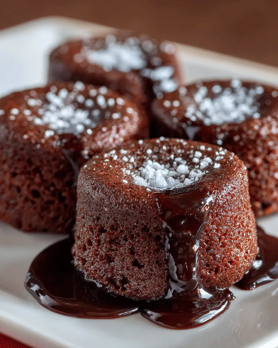 Mini Keto Chocolate Lava Cake Bites First Image
