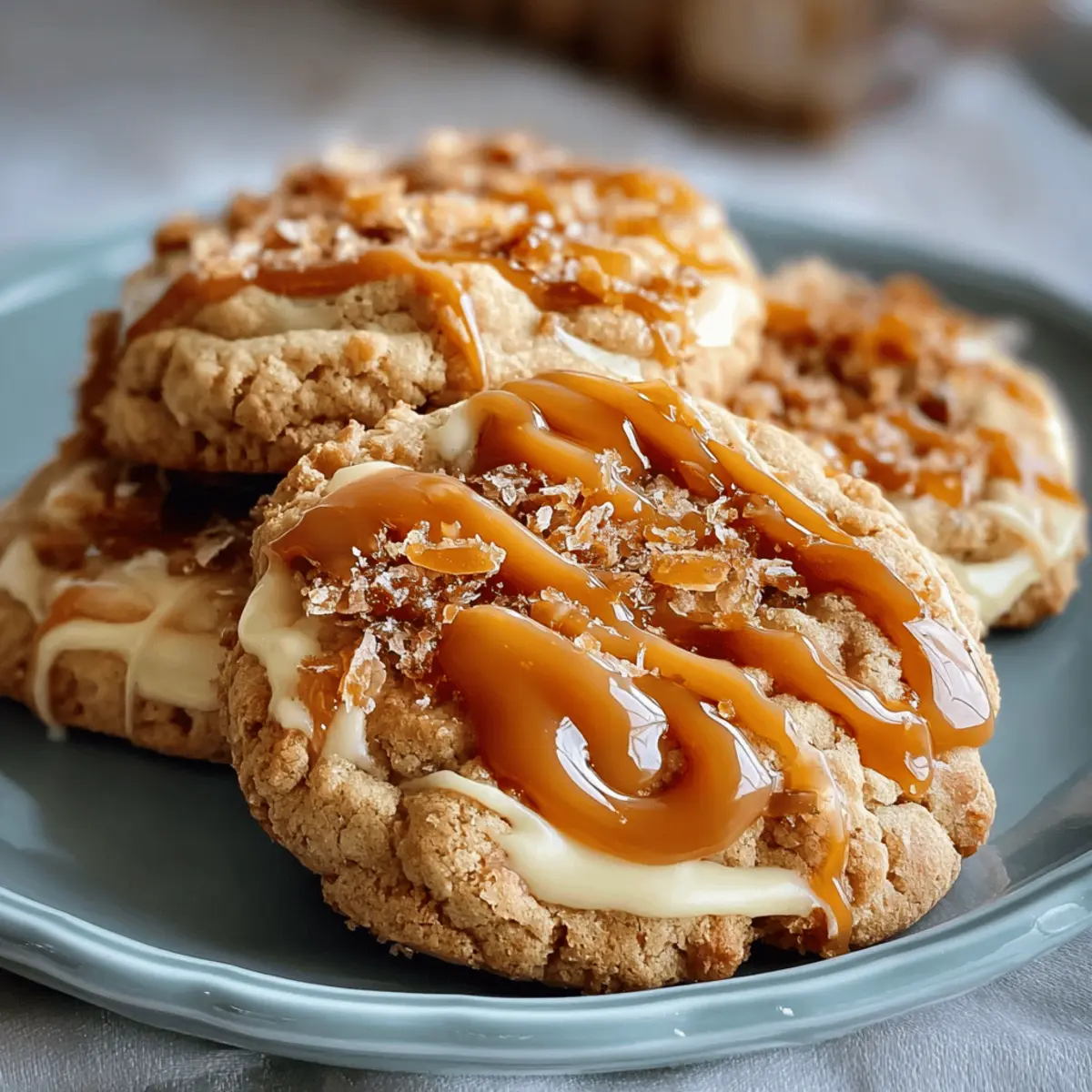 Caramel Cheesecake Cookies: Irresistibly Creamy Delights