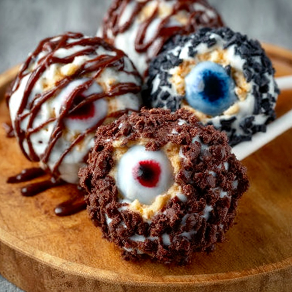 Low-Carb Chocolate Eyeball Pops for a Spooky Treat!