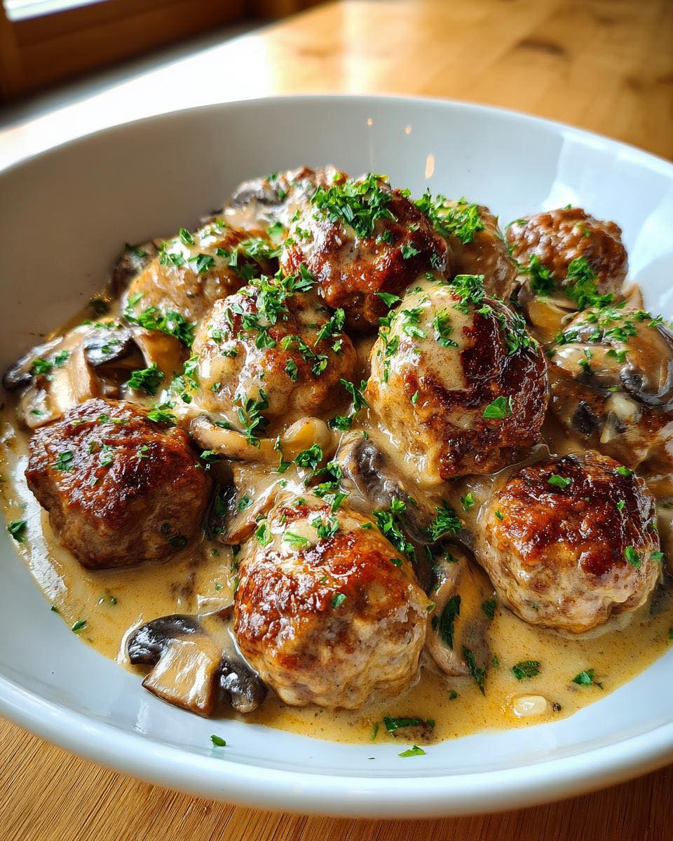 Meatball Stroganoff with Dreamy Cream Sauce You’ll Love
