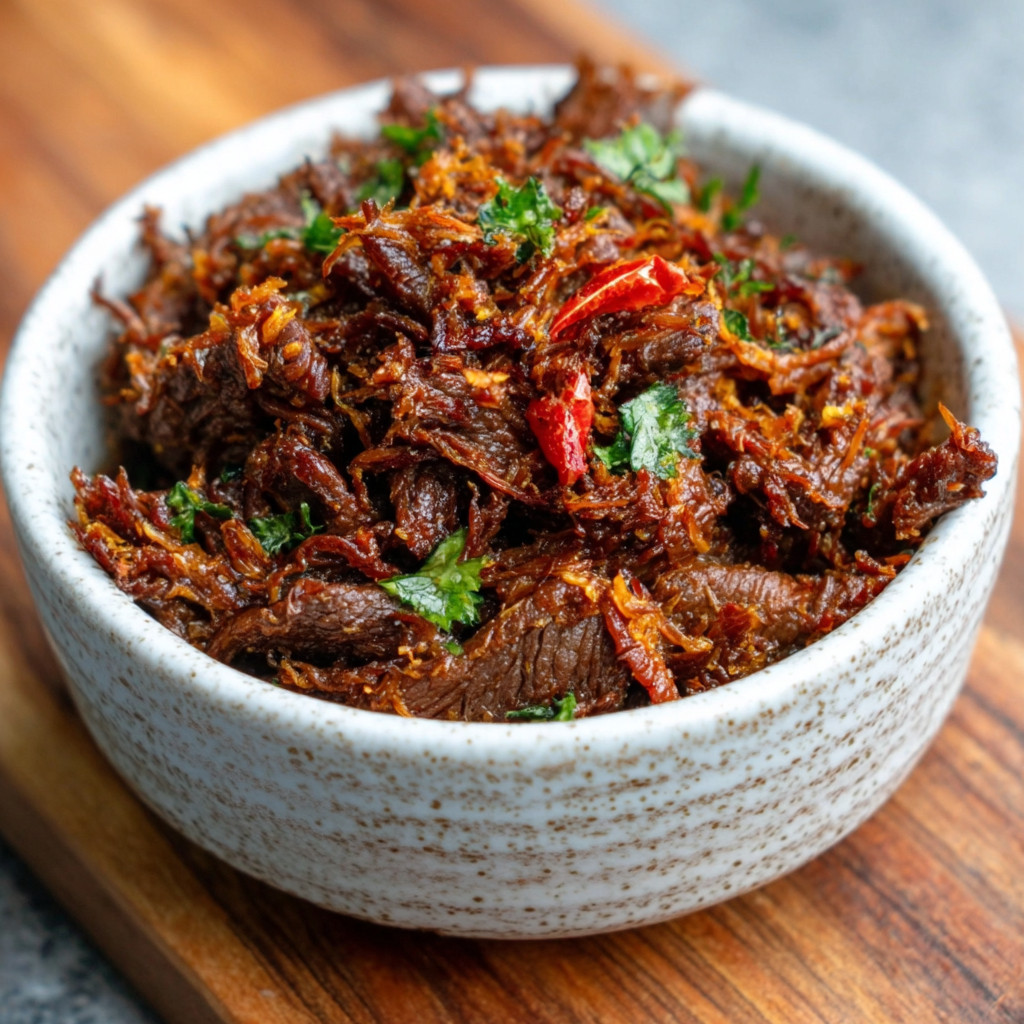 Beef Serunding Keto Style: A Flavorful Low-Carb Delight!